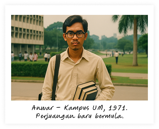 Anwar old photo card